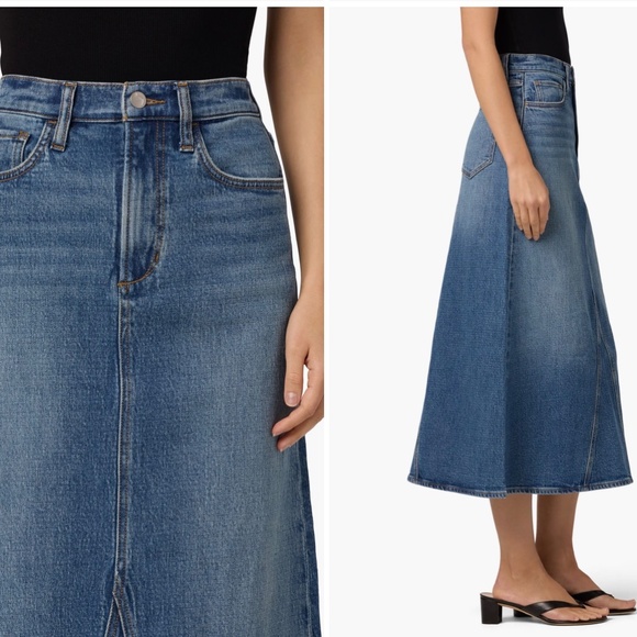 NWT Joe's Jeans Maxi Denim Skirt Elyssa - Picture 2 of 3